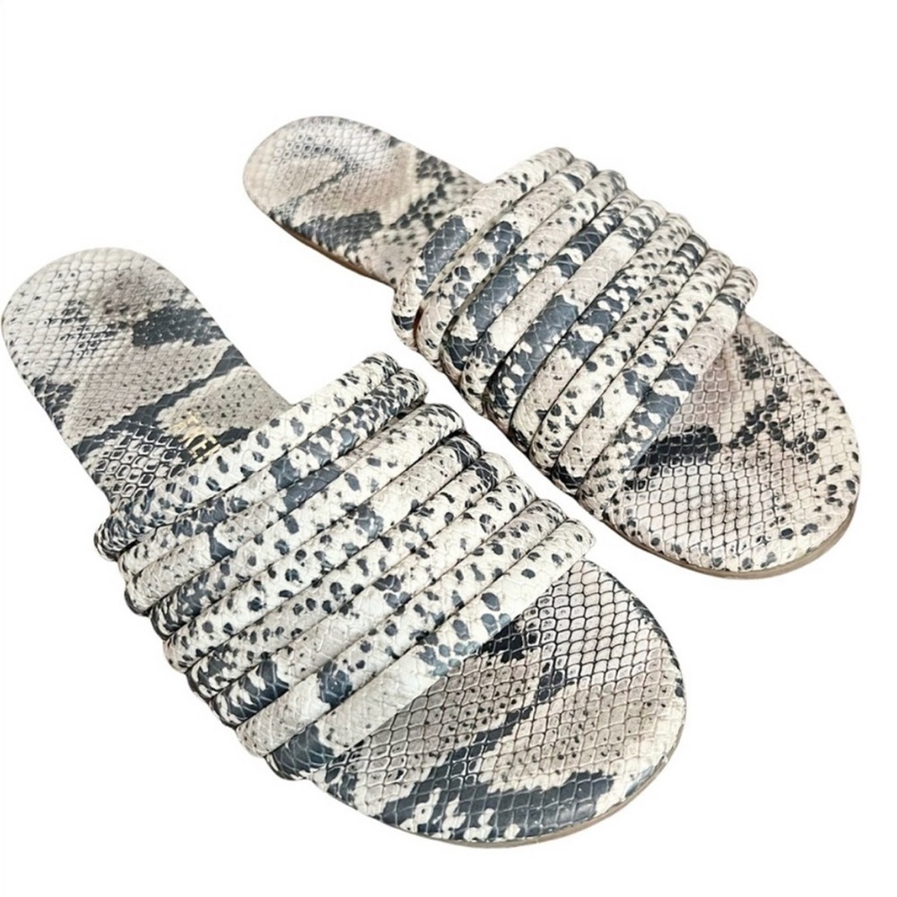 TKEES Caro Sandal in Snakeskin size 8 - Picture 2 of 3